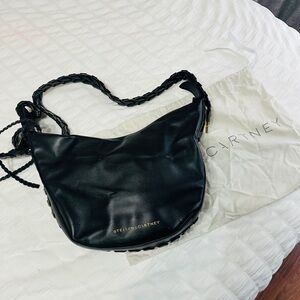 Stella McCartney Black Leather Shoulder Bag